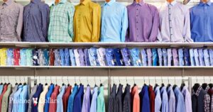 Dress Shirts Use PristineCollars to protect from stains